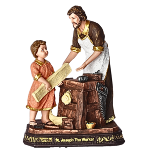 Working St. Joseph - 9" Statue | Handcrafted Christian Religious Articles