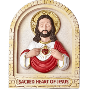 Sacred Heart of Jesus (Arch icon) - 4" Table Top | Handcrafted Christian Religious Articles