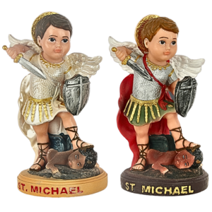 Kids Archangel St. Michael - 4" Statue | Handcrafted Christian Religious Articles