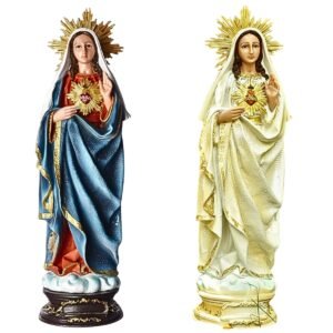 Immaculate Heart of Mary - 17.5" Statue | Handcrafted Christian Religious Articles