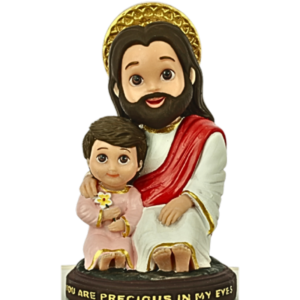 Kids You are Precious in my Eyes - 4" Statue | Handcrafted Christian Religious Articles