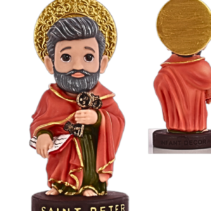 Kids St. Peter, the Apostle - 4" Statue | Handcrafted Christian Religious Articles