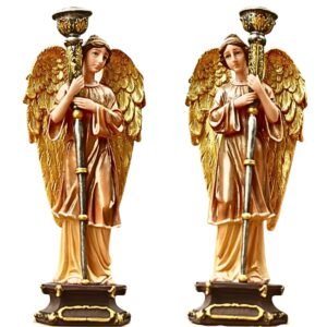 Angel of Light Brown - 12" Statue | Handcrafted Christian Religious Articles