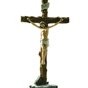 Crucifix - 21" Table Top | Handcrafted Christian Religious Articles