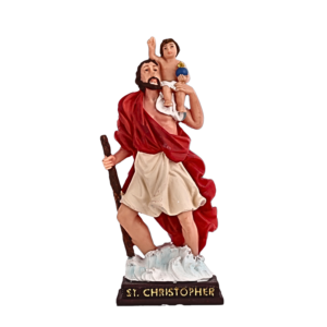 St. Christopher - 6" Statue | Handcrafted Christian Religious Articles
