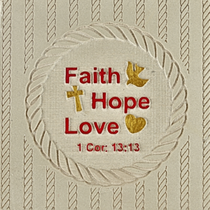 Faith Hope Love - 4" Table Top | Handcrafted Christian Religious Articles