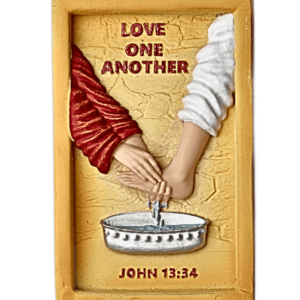 Love one another - 4.5" Table Top | Handcrafted Christian Religious Articles