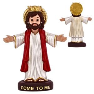Kids Jesus Come to Me - 4" Statue | Handcrafted Christian Religious Articles