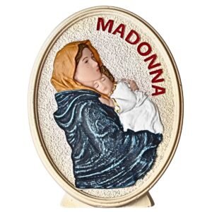 Madonna - Oval Table Top | Handcrafted Christian Religious Articles
