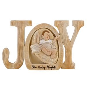 JOY - O Holy Night - 6" Tabletop | Handcrafted Christian Religious Articles