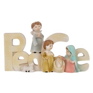Peace with Nativity - 5"x3" Tabletop | Handcrafted Christian Religious Articles