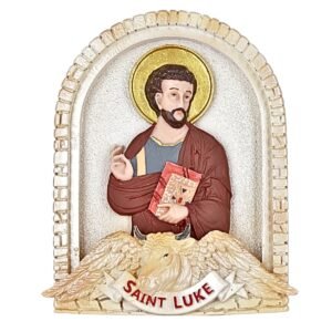 St. Luke, the Evangelist (Arch Icon) - 4" Table Top | Handcrafted Christian Religious Articles