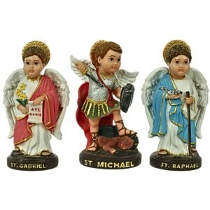 Kids Archangels Set - 4" Statue | Handcrafted Christian Religious Articles