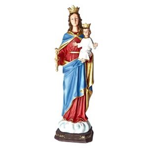 Mary, Help of Christians - 12" Statue | Handcrafted Christian Religious Articles