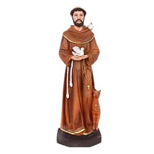 St. Francis of Assisi - 8" Statue | Handcrafted Christian Religious Articles