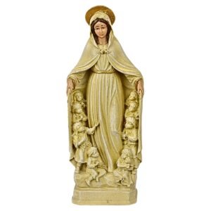 Our Lady of Refuge - 8" Statue | Handcrafted Christian Religious Articles