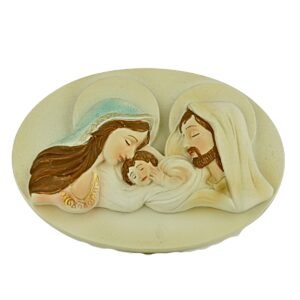 Holy Family Oval - 5" Table Top | Handcrafted Christian Religious Articles