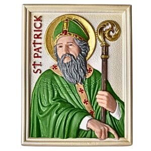 St. Patrick - Rectangle 4" Table Top | Handcrafted Christian Religious Articles