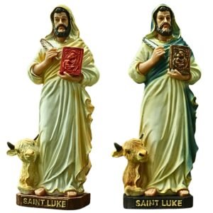 St. Luke, the Evangelist - 8" Statue | Handcrafted Christian Religious Articles