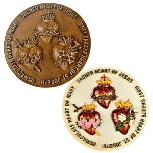 3 Hearts in 1 - 6" Table Top | Handcrafted Christian Religious Articles