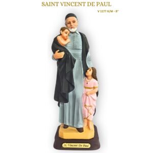 St. Vincent de Paul - 8" Statue | Handcrafted Christian Religious Articles