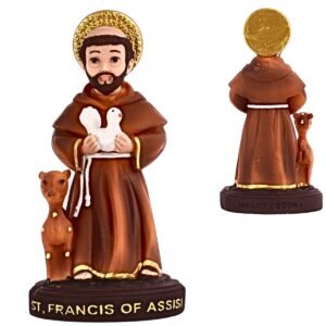 Kids St. Francis of Assisi - 4" Statue | Handcrafted Christian Religious Articles