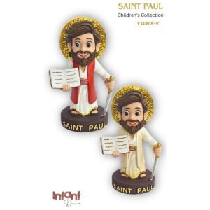 Kids St. Paul, the Apostle - 4" Statue | Handcrafted Christian Religious Articles