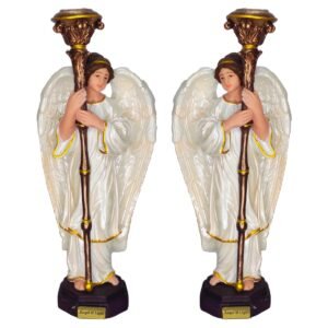 Angel of Light White - 8" Statue | Handcrafted Christian Religious Articles
