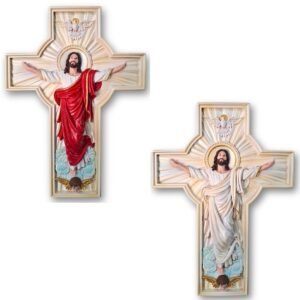 Ascension Cross - 9.25" Wall Hanging‚ Decor | Handcrafted Christian Religious Articles