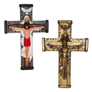 Holy Trinity Cross - 9.5" Wall Hanging‚ Decor | Handcrafted Christian Religious Articles
