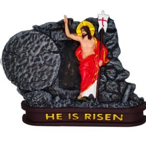 He is risen - 4.75" Table Top | Handcrafted Christian Religious Articles