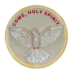 Come Holy Spirit - 5" Wall Hanging | Handcrafted Christian Religious Articles
