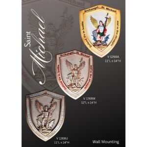 Archangel Michael - 7.5"x9" Wall Hanging | Handcrafted Christian Religious Articles