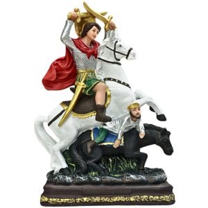 St. James the Moor Slayer - 8" Statue | Handcrafted Christian Religious Articles