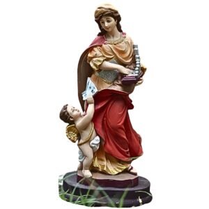 St. Cecilia - 9.5" Statue | Handcrafted Christian Religious Articles