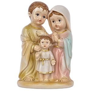 KIDS Holy Family - 5" Statue | Handcrafted Christian Religious Articles