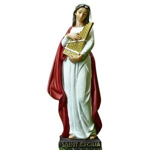 St. Cecilia - 6" Statue | Handcrafted Christian Religious Articles