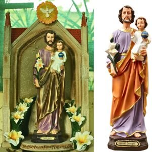 St. Joseph with Baby Jesus - 2 Feet Statue | Handcrafted Christian Religious Articles