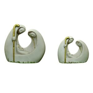 Holy Family in a Boat - 4" & 3" Table Tops | Handcrafted Christian Religious Articles