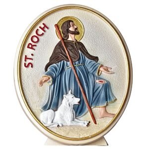 St. Roch - 5" Table Top | Handcrafted Christian Religious Articles