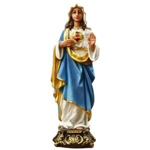 Immaculate Heart of Mary - 8.5" Statue | Handcrafted Christian Religious Articles