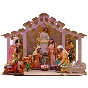 Crib set - 12" Crib‚ Decor | Handcrafted Christian Religious Articles