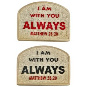 I am with you always arch - 2.5" Table top | Handcrafted Christian Religious Articles
