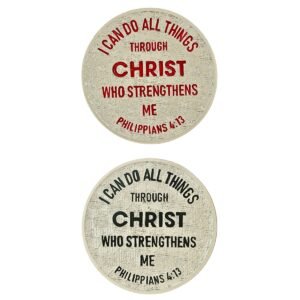 I can do all things through Christ who strengthens me - 3" Magnet | Handcrafted Christian Religious Articles