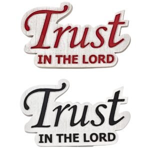 Trust in the Lord - 2.5" Table Top | Handcrafted Christian Religious Articles