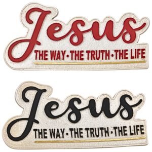 Jesus the way the truth the life - 1.75" Table Top | Handcrafted Christian Religious Articles