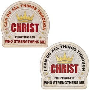 I can do all things through Christ who strengthens me - 3" Table Top | Handcrafted Christian Religious Articles