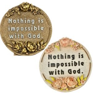 Nothing is impossible with God - 5" Table Top | Handcrafted Christian Religious Articles