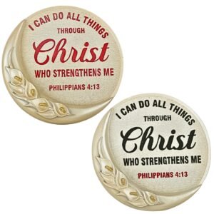 I can do all things through Christ who strengthens me - 5" Table Top | Handcrafted Christian Religious Articles