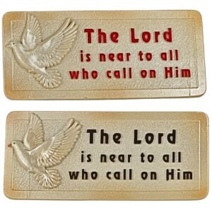 The Lord is near to all who call on him - 2" Table Top | Handcrafted Christian Religious Articles